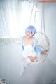 Coser@神楽坂真冬 Vol.005: 蕾姆 Milk by blue (150 photos)